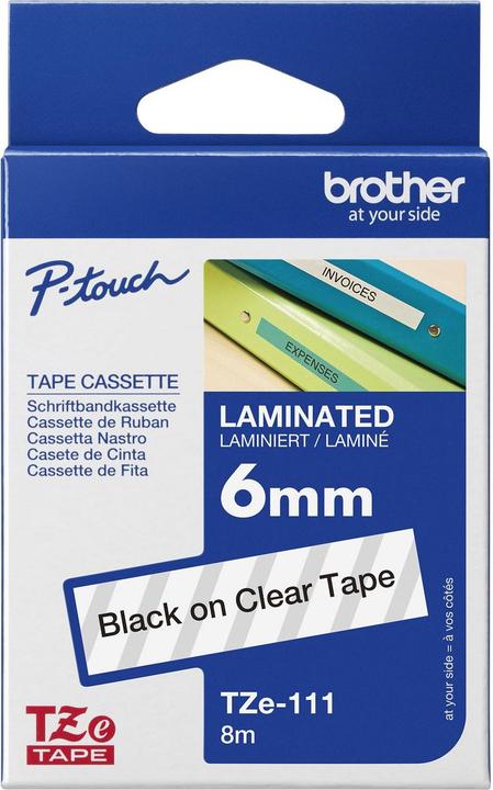 Produktbild Brother Tze-N201 (0.35 cm, Schwarz)