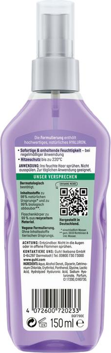 Immagine prodotto Guhl Siero Spray Trattamento Hyaluron & Care 150 ml (150 ml)