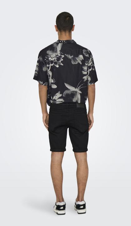 Produktbild Only & Sons Onsply Jog Blk 0280 Pim Dnm Shorts Noos (M)