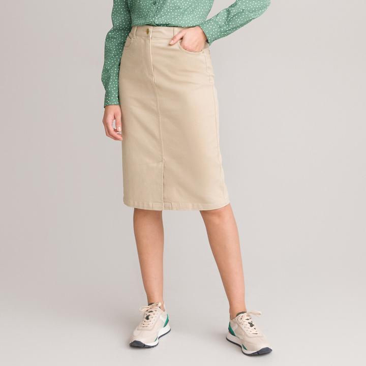 Produktbild Anne Weyburn Gerader Rock aus Baumwollstretch (44)