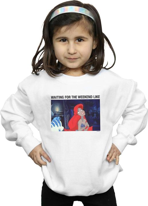 Immagine prodotto Disney The Little Mermaid Waiting For The Weekend Felpa Ragazze (152, 158)