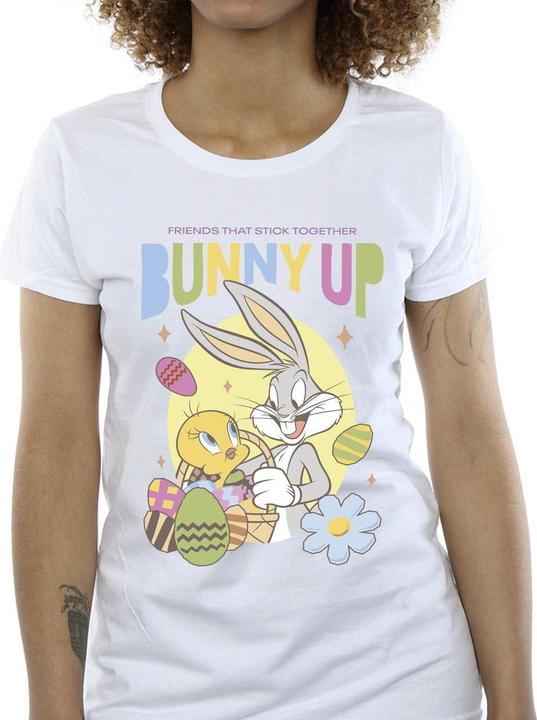 Actual product image Looney Tunes Womens/Ladies Bunny Up Cotton T-Shirt (L)