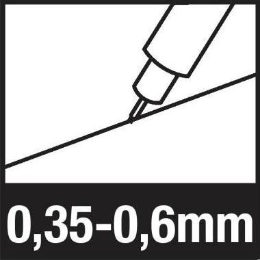 Actual product image Uni-ball Roller Air (Red, 1 x)