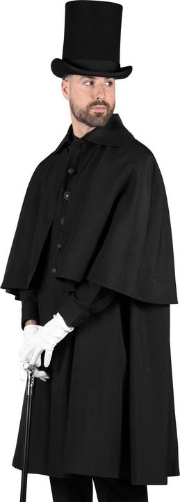 Produktbild Thetru Herren Kutschermantel, schwarz (XXL)