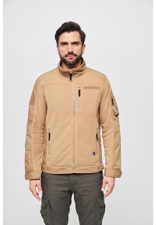 Actual product image Brandit Fleece ripstop outdoor jacket size 3XL colour camel (3XL)