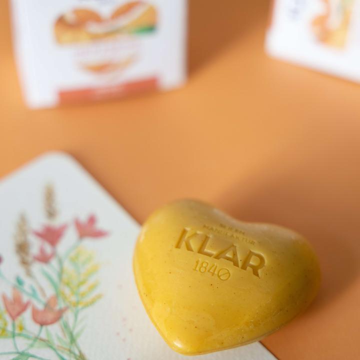 Produktbild Klar Seifen Feste Seifen Seife Orangenherz 65 g (Hartseife)