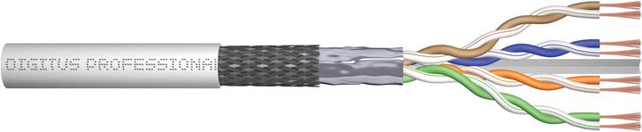 Digitus CAT 6 SF-UTP Raw Patch Cable lungo 100 m Box AWG 26/7 LSZH Simplex Colore Grigio (S/UTP, CAT6, 100 m)