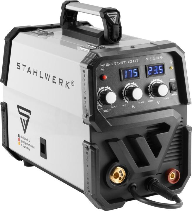 Produktbild Stahlwerk Schutzgas Schweissgerät MIG MAG 175 ST IGBT Vollausstattung 175 Ampere