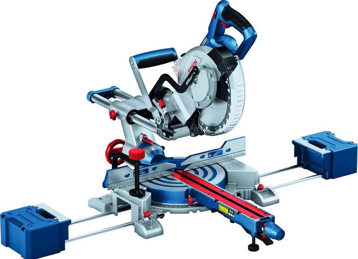Actual product image Bosch Professional Scie pendulaire à onglet à accu BOSCH Click+Go GCM 18V-216 D BITURBO