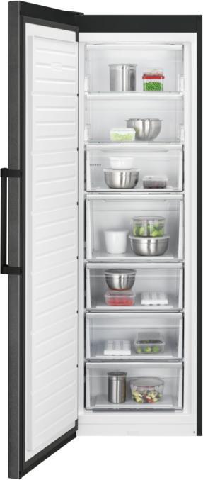 Actual product image AEG AGB728E5NB diepvriezer Staand Vrijstaand 280 l E Zwart, Grijs, Roestvrijstaal (Stand-alone, 280 l)