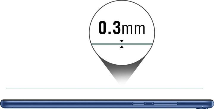 Actual product image Avizar Crystal clear film, glass screen protector (1 Piece, Huawei Y7 (2018))