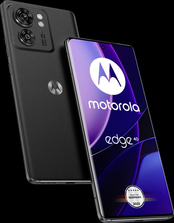 Actual product image Motorola Edge 40 (256 GB, Eclipse Black, 6.55", Dual SIM, 50 Mpx, 5G)