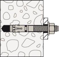 Immagine prodotto Fischer Bullone di ancoraggio R 88561 FAZ II 12/ 20K Acciaio elettrogalvanizzato elettrogalvanizzato (25 pz.)