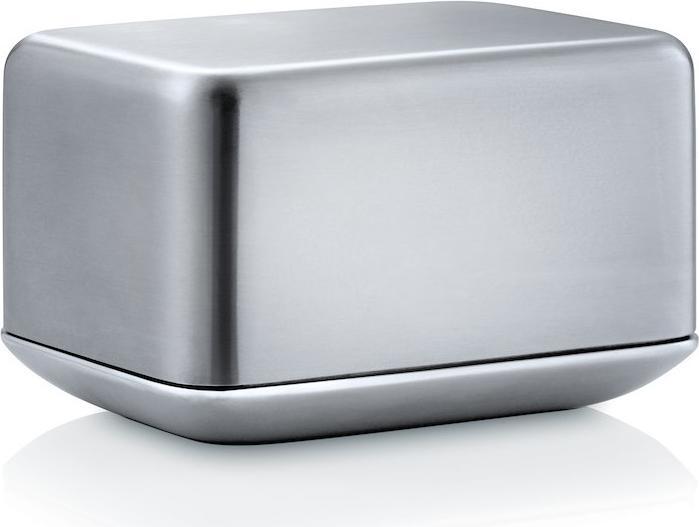 Blomus 63637 Butter dish stainless steel matt, small basicfor 125 g butter, small