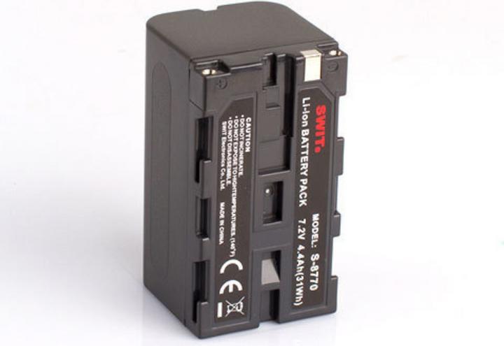 Actual product image Swit S-8770 - NP-F 7.2V Li-Ion battery, 31.7 Wh, 4,400 mAh (Rechargeable battery)