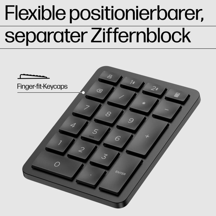Produktbild HP 965 BLK Ergonomic Wireless Keyboard (DE, Kabellos)