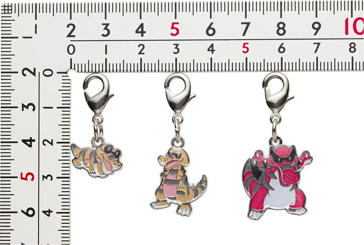 Immagine prodotto Pokémon Pokemon Center - Portachiavi Sandile, Krokorok, Krookodile - 3 pezzi