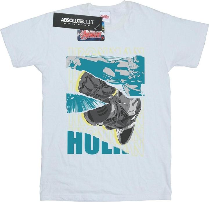 Avengers Iron Man And Hulk Collage TShirt
