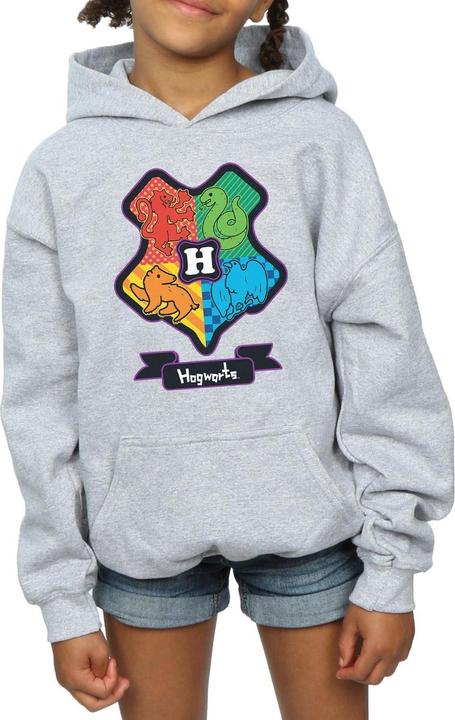 Actual product image Girls Hogwarts Junior Crest Hoodie (140, 146)