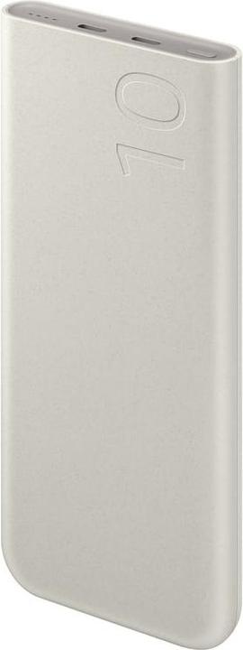 Actual product image Samsung Powerbank EB-P3400XUEGWW FastCharge 2x USB-C 25W 10000mAh - beige (10000 mAh, 25 W)