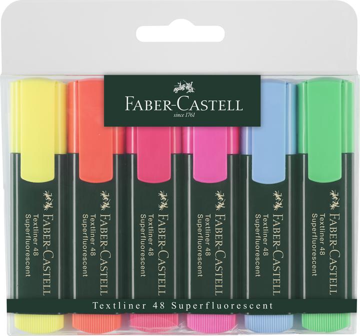 Immagine prodotto Faber-Castell Textliner 48 (Multicolore, 5 mm, 6 x)