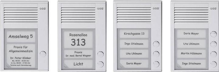 Produktbild Auerswald TFS-Dialog 202 fuer a/b-Nebenstellenanschluss / 2 Klingeltaster / Slim-Line-Gehaeuse / Aluminiump... (Kabelgebunden)