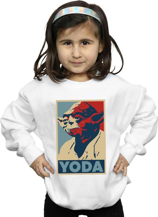 Immagine prodotto Star Wars Yoda Poster Felpa Ragazze (152, 158)