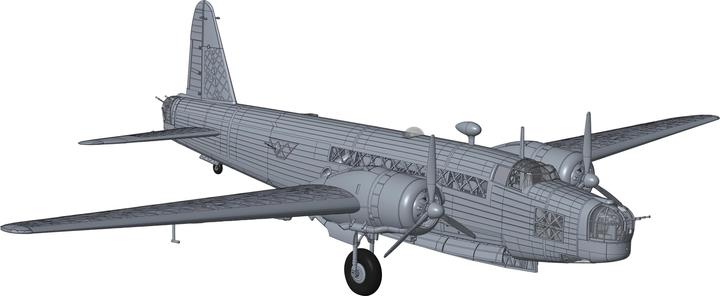 Actual product image Airfix Kit Vickers Wellington Mk.1A/C 1:72