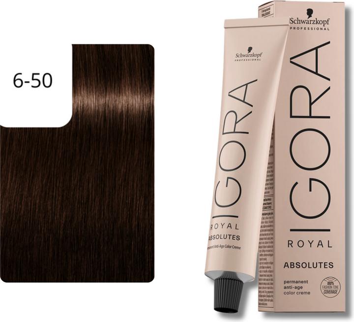 Produktbild Schwarzkopf Professional Igora Royal 6-50 (6-50 Dunkelblond Gold Natur)