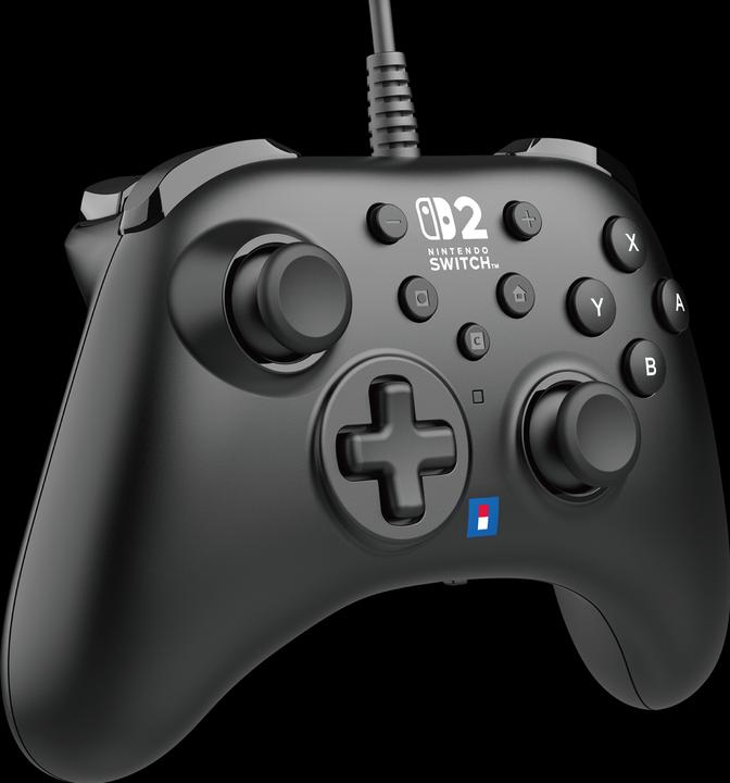 Image du produit HORI NSW2 Controller wired HORIPAD Turbo schwarz offiziell lizenziert (Switch 2)