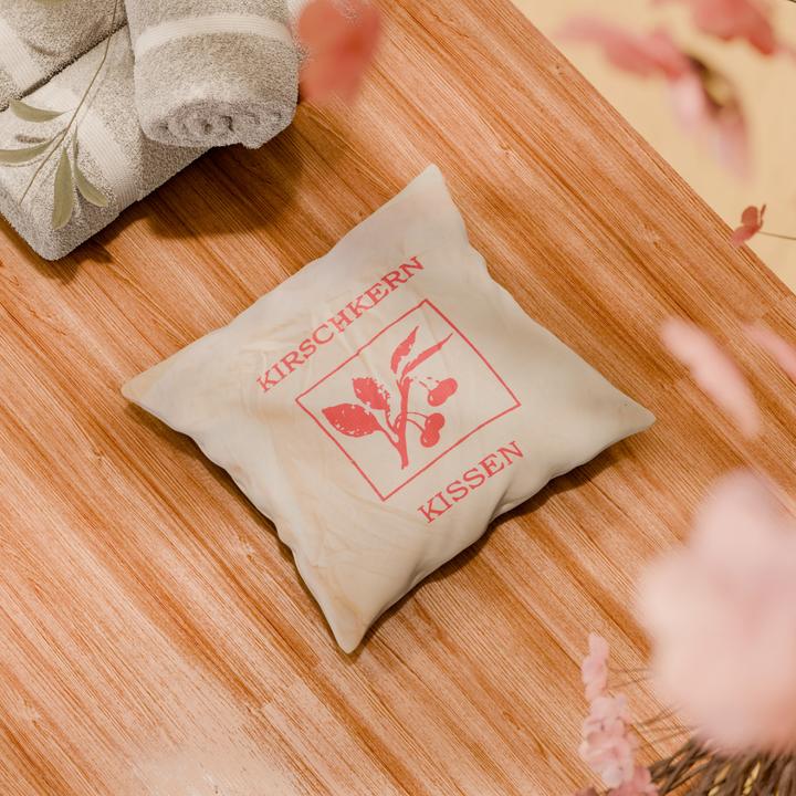 Actual product image Mojawo Cherry stone cushion heat cushion grain cushion cold+heat 21x21cm (21 x 21 x 2 cm)