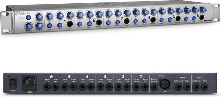 Actual product image PreSonus Headphone amplifier HP60
