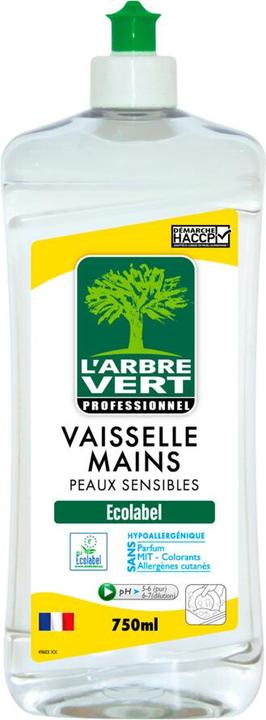 Produktbild L'arbre vert Öko Geschirr & Hände Empfindliche Haut Professionnel (Flüssig)
