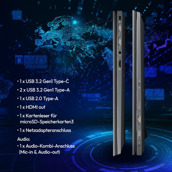Produktbild Medion E15443 (15.60", Intel Core Ultra 7 155H, 16 GB, 1000 GB, DE)