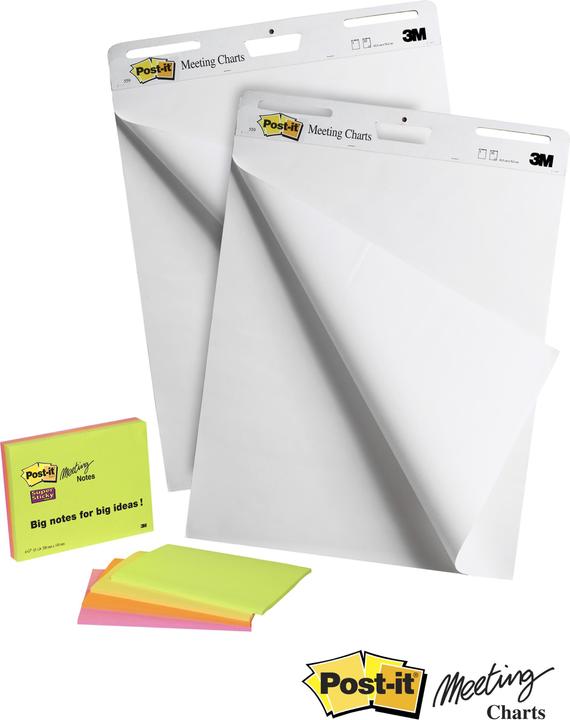 Image du produit Post-it Tableau à feuilles mobiles (2.5 x 65 x 88 cm)