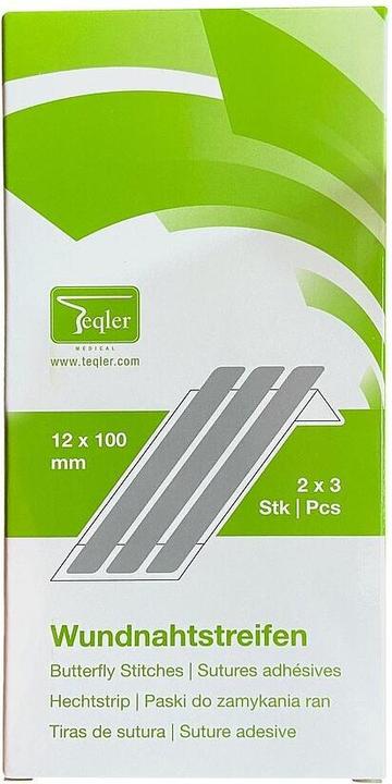 Teqler Wundnahtstreifen 12x100mm
