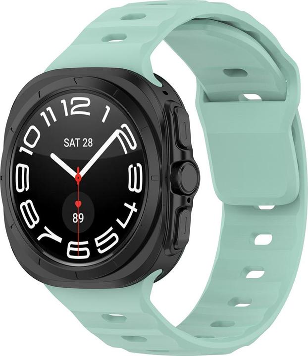 Techsuit - Watchband (W055) - Samsung Galaxy Watch Ultra 47mm - Light Green (Silicone)