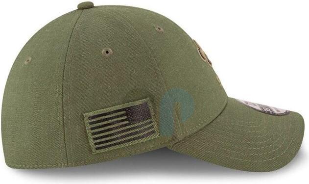 Produktbild New Era NFL - New Orleans Saints - On Field 2018 Salute To Service 39Thirty Cap Grün SM (54, 55, 56, 57)
