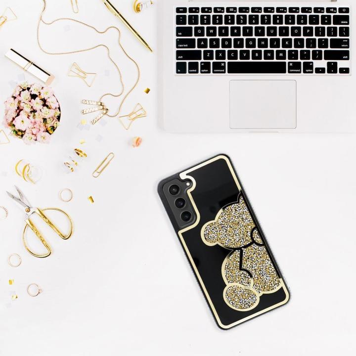 Produktbild OEM Back panel cover TEDDY BEAR Case for SAMSUNG S24 FE gold