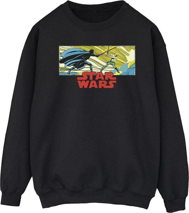 Star Wars Comic Strip Luke And Vader Sweatshirt (XL)