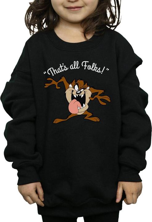 Immagine prodotto Looney Tunes Taz That's All Folks Felpa Ragazze (116)