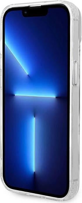 Image du produit Guess GUHMP14SHTRMS iPhone 14 6,1" srebrny/silver hard case Metal Outline Magsafe (Apple iPhone 14, Apple iPhone 13)