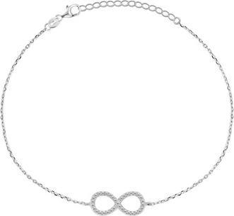 Brilio Silver - Decent silver infinity bracelet BRC64W