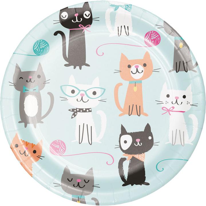 Produktbild Creative Party Dessertteller Kleine Katzen (8 x)
