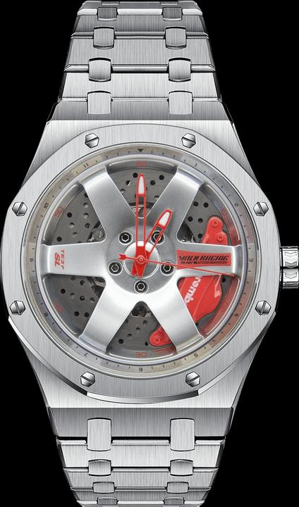 Produktbild 21cars TE37 AP - Rot - Chrom | Automatic | Non-Spin (43 mm)