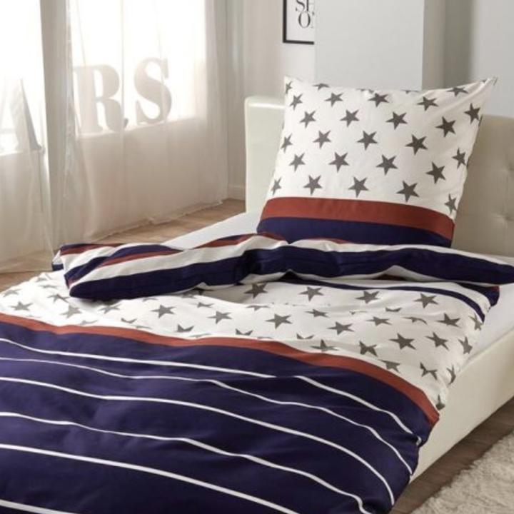 Image du produit Traumschlaf Sterne (Set de linge de lit, 200x200 cm + 80x80 cm)