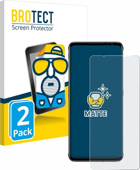 Image du produit BROTECT Film antireflet Protection d'écran Film de protection d'écran Mat (2 pièce(s), ZTE Nubia Red Magic 6 Pro)