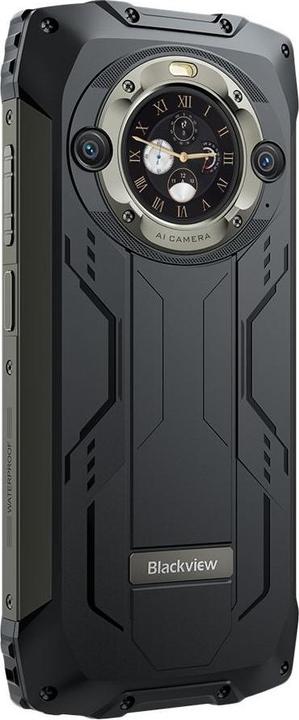 Actual product image Blackview Smartphone BV9300 Pro 15080 mAh 12/256 Czarny (256 GB, Black, 6.70", 64 Mpx)
