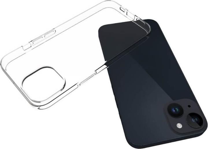 Actual product image Cover-Discount iPhone 15 - Glossy Silicone Case transparent (Apple iPhone 15)