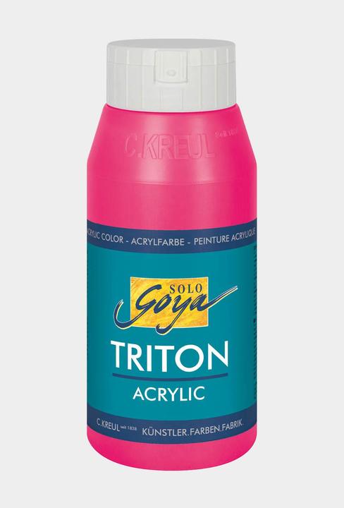 Image du produit Solo Goya Acrylique Triton (Rose fluorescent, 750 ml)